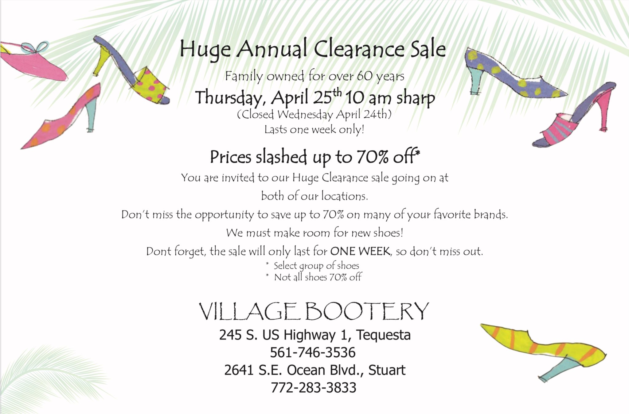 Events Village Bootery